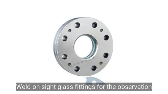 DIN28120 Sight Glass for Pressure Vessels Borosilicate Glass High Temperature & Corrosion Resistance